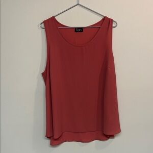 Spin Women's Coral Sleeveless Tank Top